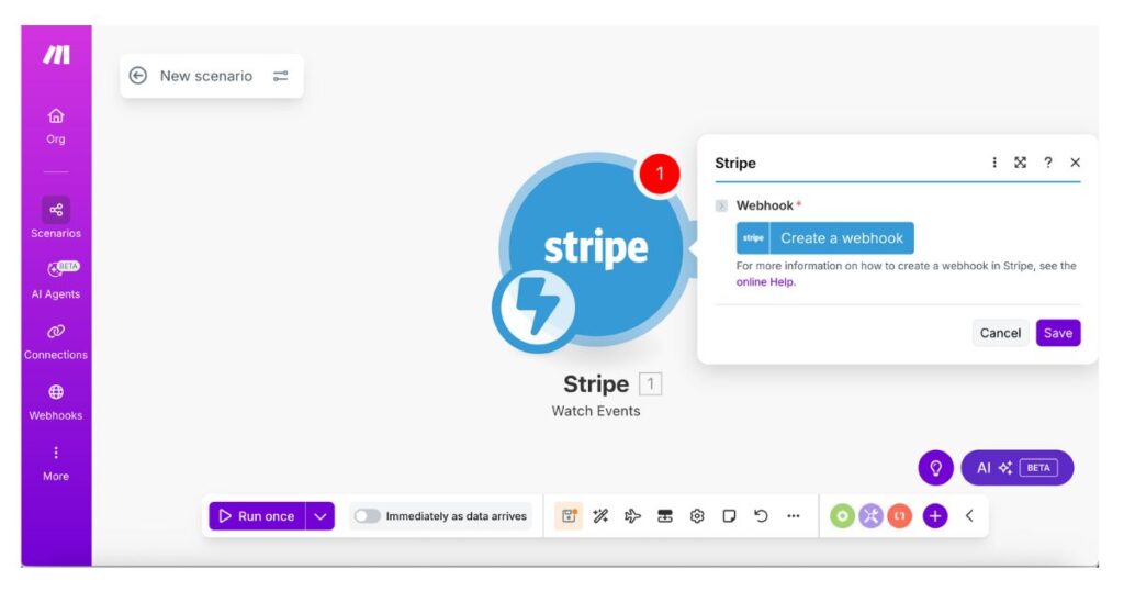 Cómo Sincronizar Stripe con tu gestor de email marketing, paso 6