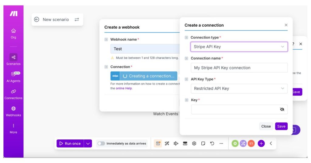 Cómo Sincronizar Stripe con tu gestor de email marketing, paso 8